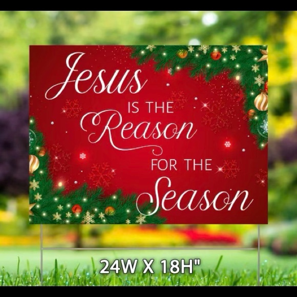 Yard Card Holiday Sign - Picture 1 of 1